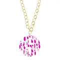 I found this at #moonandlola! - Patterned Block Monogram on Greenwich Chain