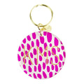 I found this at #moonandlola! - Patterned Modern Block Keychain