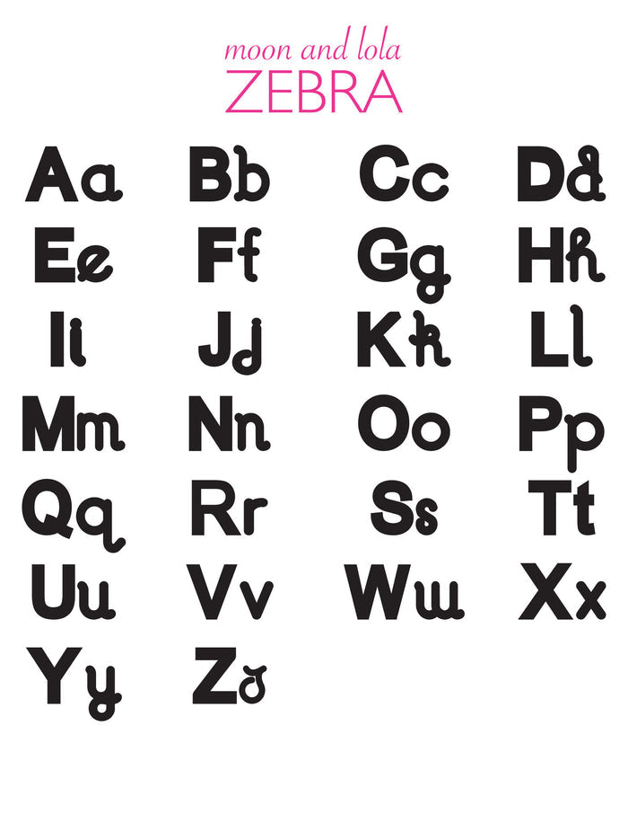 I found this at #moonandlola! - Zebra Font