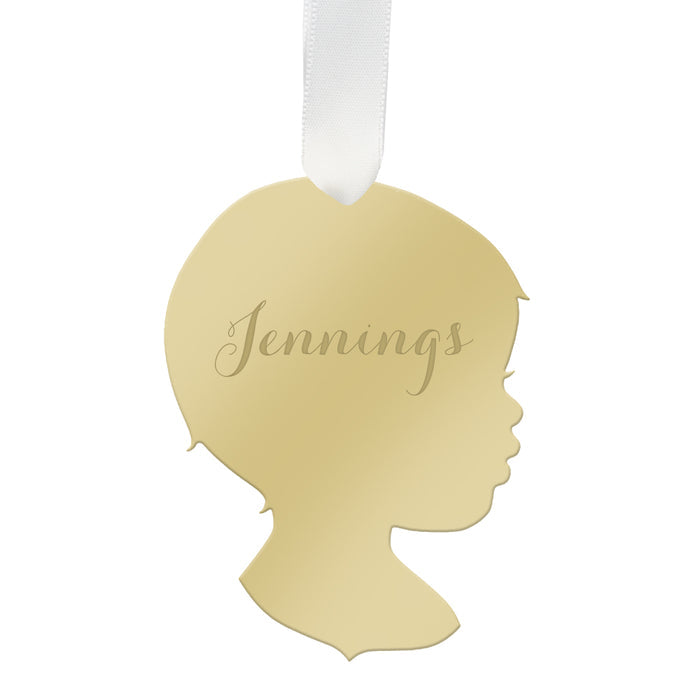 Moon and Lola - Personalized Baby Ornament