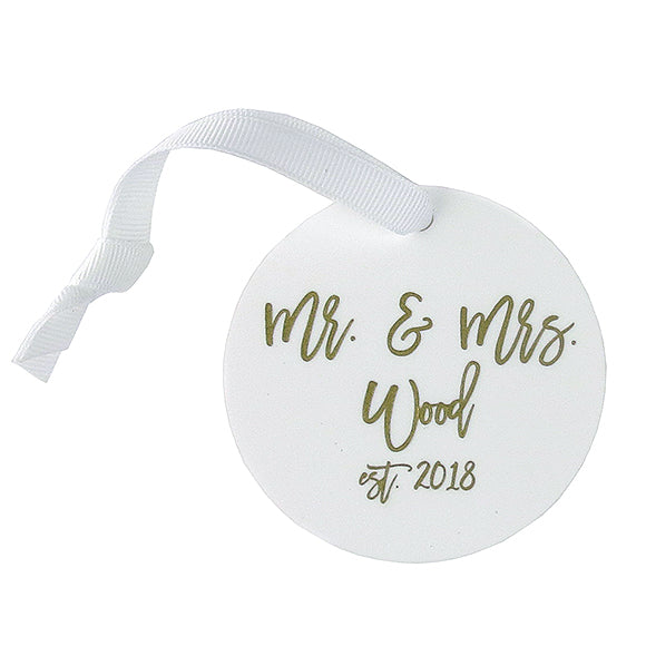 Moon and Lola - Personalized Wedding Ornament