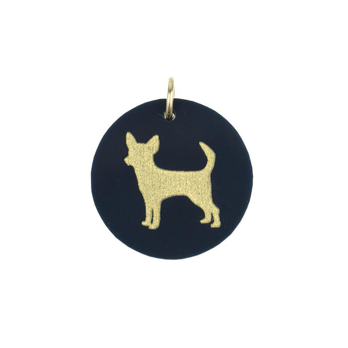 Moon and Lola Chihuahua Pet Charm