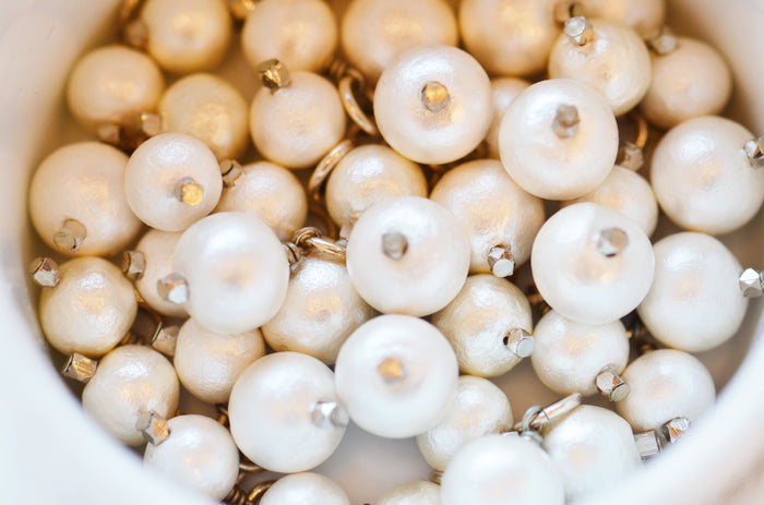 Moon and Lola Cotton Pearl Charms