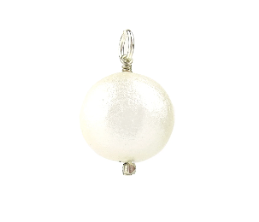 Pre-Pack - Silver Small Cotton Pearl Charms (WS) - Moon and Lola
