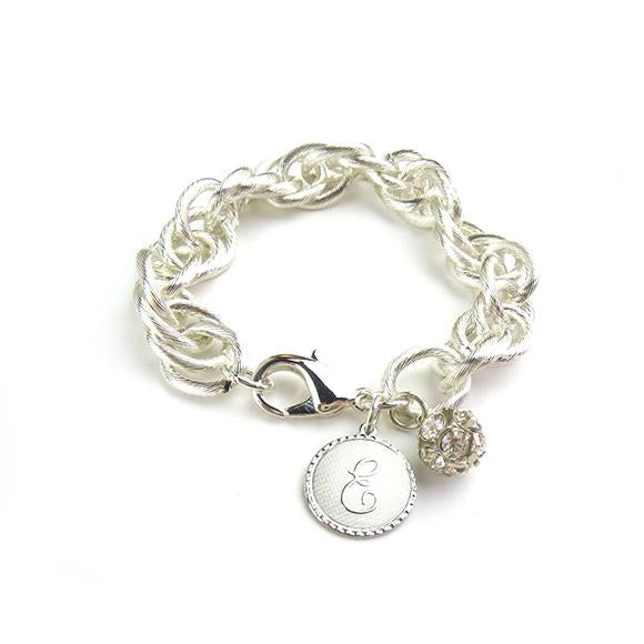 Preston Charm Bracelet - Rhinestone (WS) - Moon and Lola