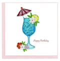 Quilled Birthday Drink Card