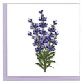 Quilled Lavender Greeting Card