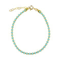 Delicate Rhinestone Chain Bracelet - I found this at #moonandlola