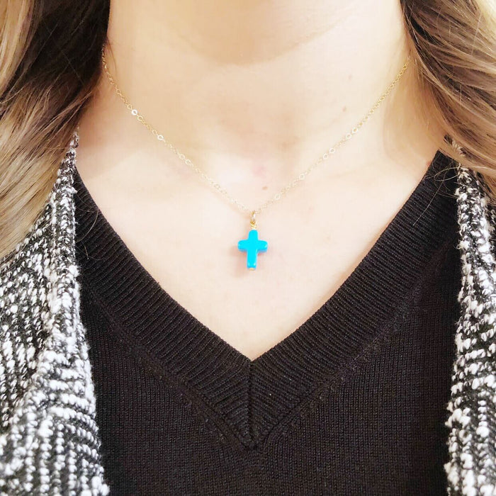 Moon and Lola - Ruth Cross Necklace