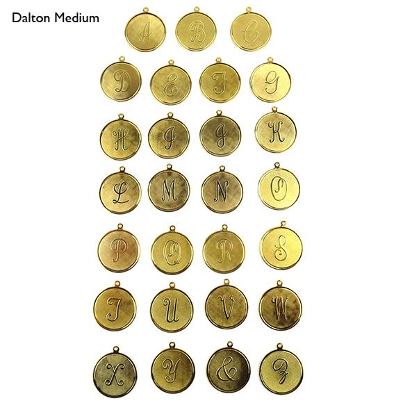 Moon and Lola - Medium Dalton Charm Letter Chart