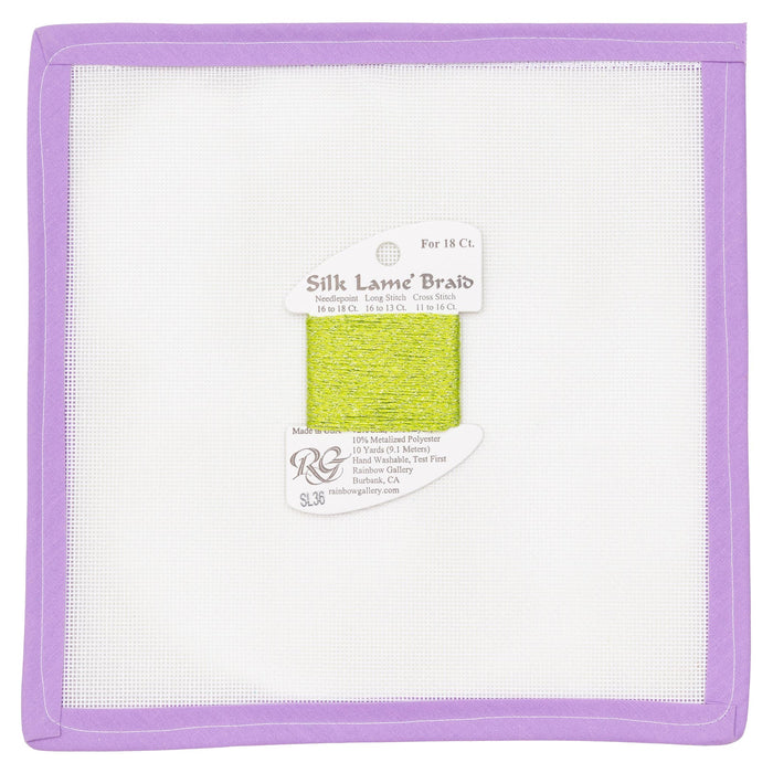 SL36 - Chartreuse - Silk Lame' Braid