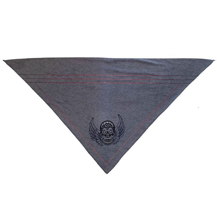 WaLk-e-Woo Sport Bandana - Grey Skull - view 3