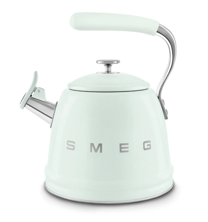 Stovetop Kettle Whistling Retro-style ( Pastel Green ) 2.5qt.