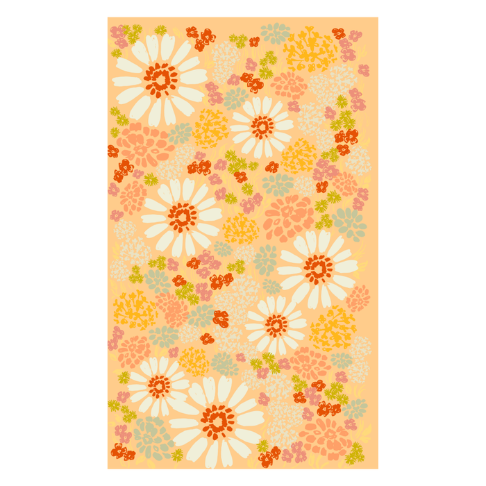 Summer Florals Tea Towel
