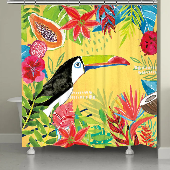 Tutti Fruity Toucan Shower Curtain