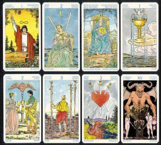 PlayingCardDecks.com-Universal Tarot Deck - 78 Card Deck & Guide Booklet