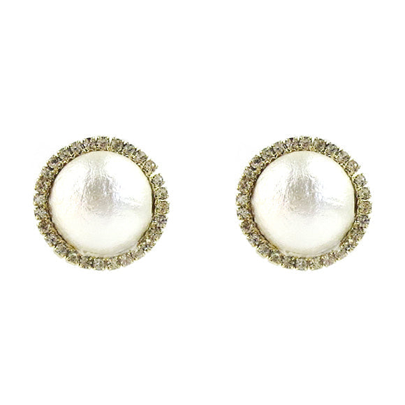 Moon and Lola - Vannes Cotton Pearl Earrings