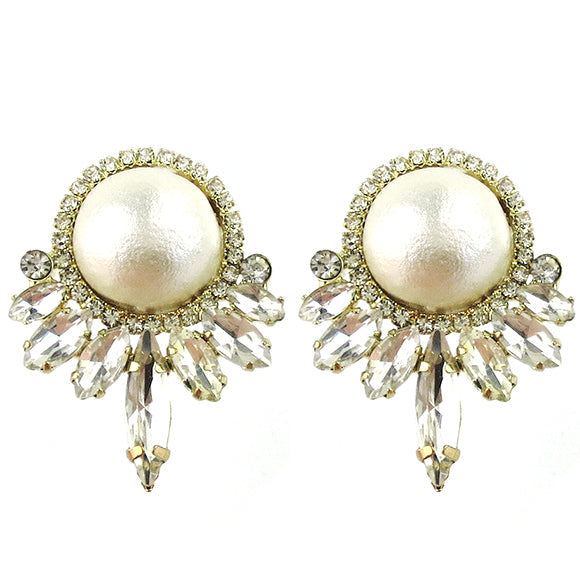 Moon and Lola - Vienna Cotton Pearl Earrings