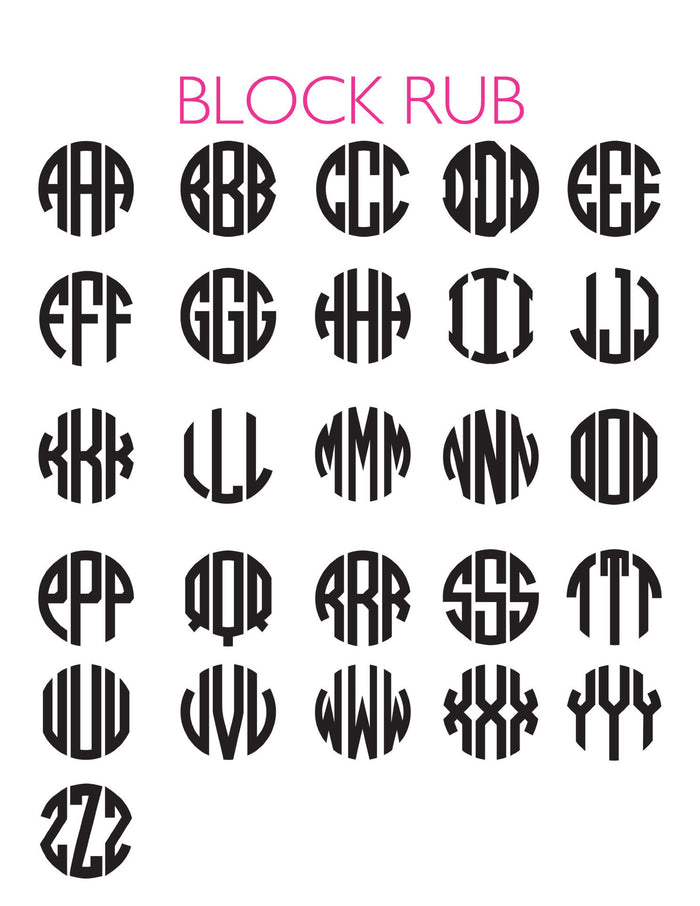 I found this at #moonandlola! - Block Rub Font Sheet