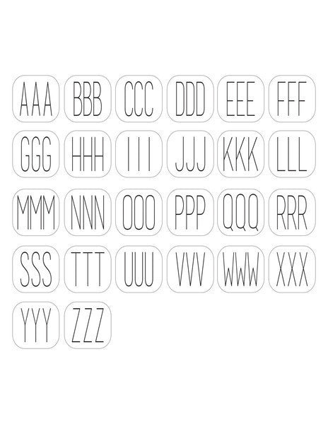 I found this at #moonandlola! - Modern Font Sheet