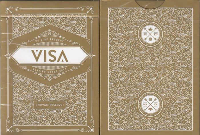 PlayingCardDecks.com-Visa Playing Cards USPCC: Private Reserve Gold
