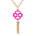 I found this at #moonandlola! - Wallace Tassel Necklace
