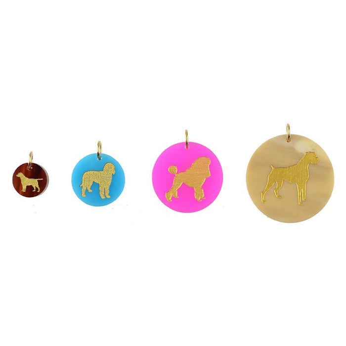 Moon and Lola - Acrylic Eden Weimaraner Pet Charm