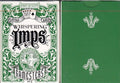 PlayingCardDecks.com-Whispering Imps Gamesters Exclusive Green Playing Cards EPCC