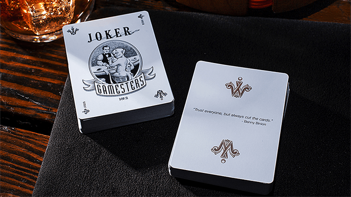 PlayingCardDecks.com-Whispering Imps Gamesters Exclusive Green Playing Cards EPCC
